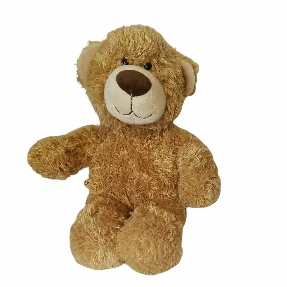 Build A Bear Workshop Classic Tan Plush Teddy Bear Stuffed Animal 15" tall
